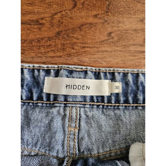 Hidden Los Angelos High-Rise Mom Jeans Women's Size 30 Tapered Retro - Picture 2 of 8